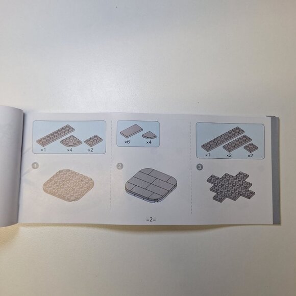 Cherry Bonsai Tree Instruction Book Manual Parts List Pink Blossom Block Buildin - Picture 2 of 5